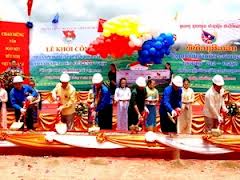 ເລີ່ມລົງມືກໍ່ສ້າງບ້ານມິດຕະພາບຊາວໜຸ່ມ ເຂດຊາຍແດນຫວຽດນາມ-ລາວ